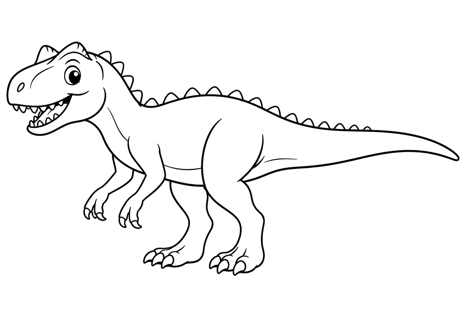 かわいいアロサウルス