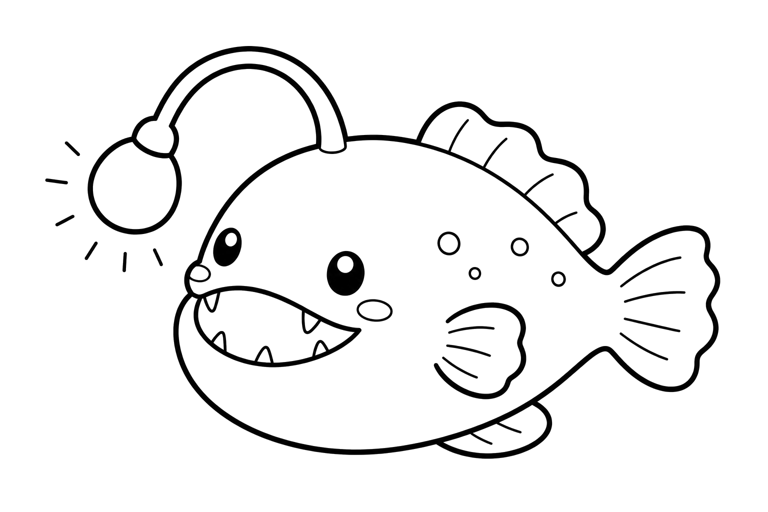 かわいいアンコウ