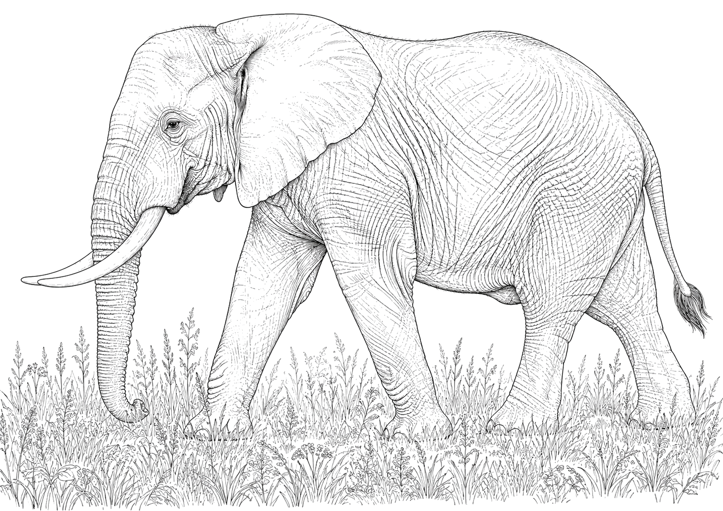 ゾウの細密画