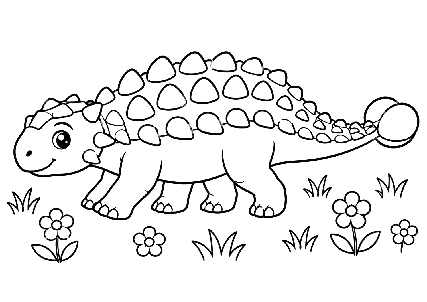 そうげんのアンキロサウルス