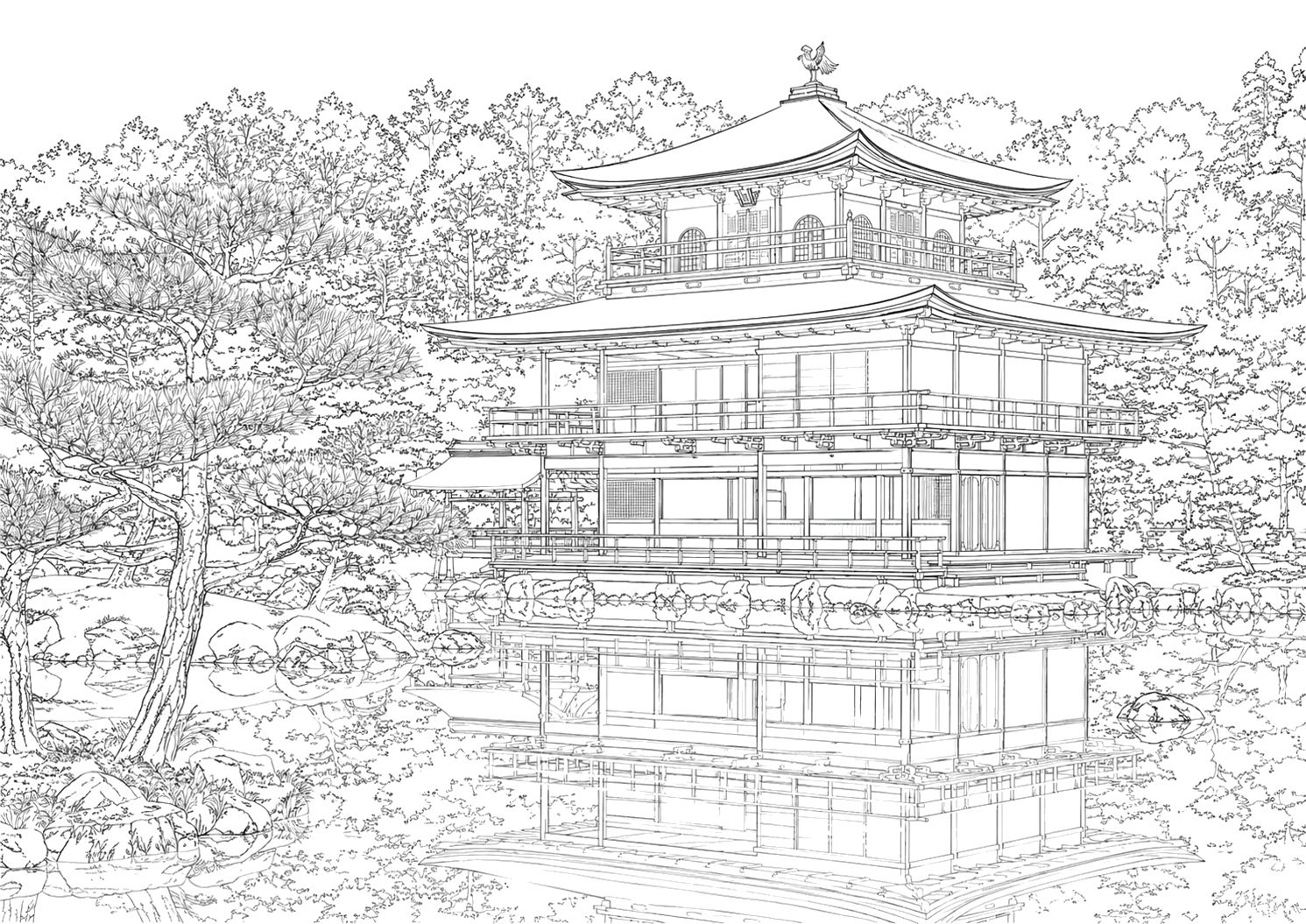 金閣寺(やさしい)