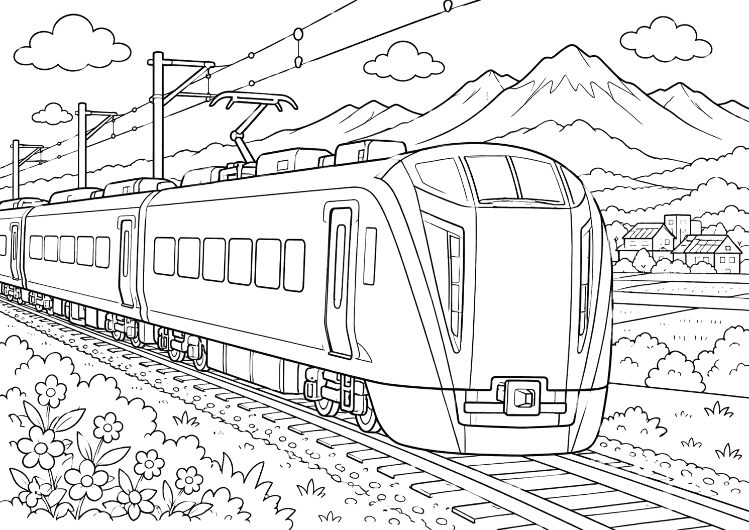 あずさE353系のけしき