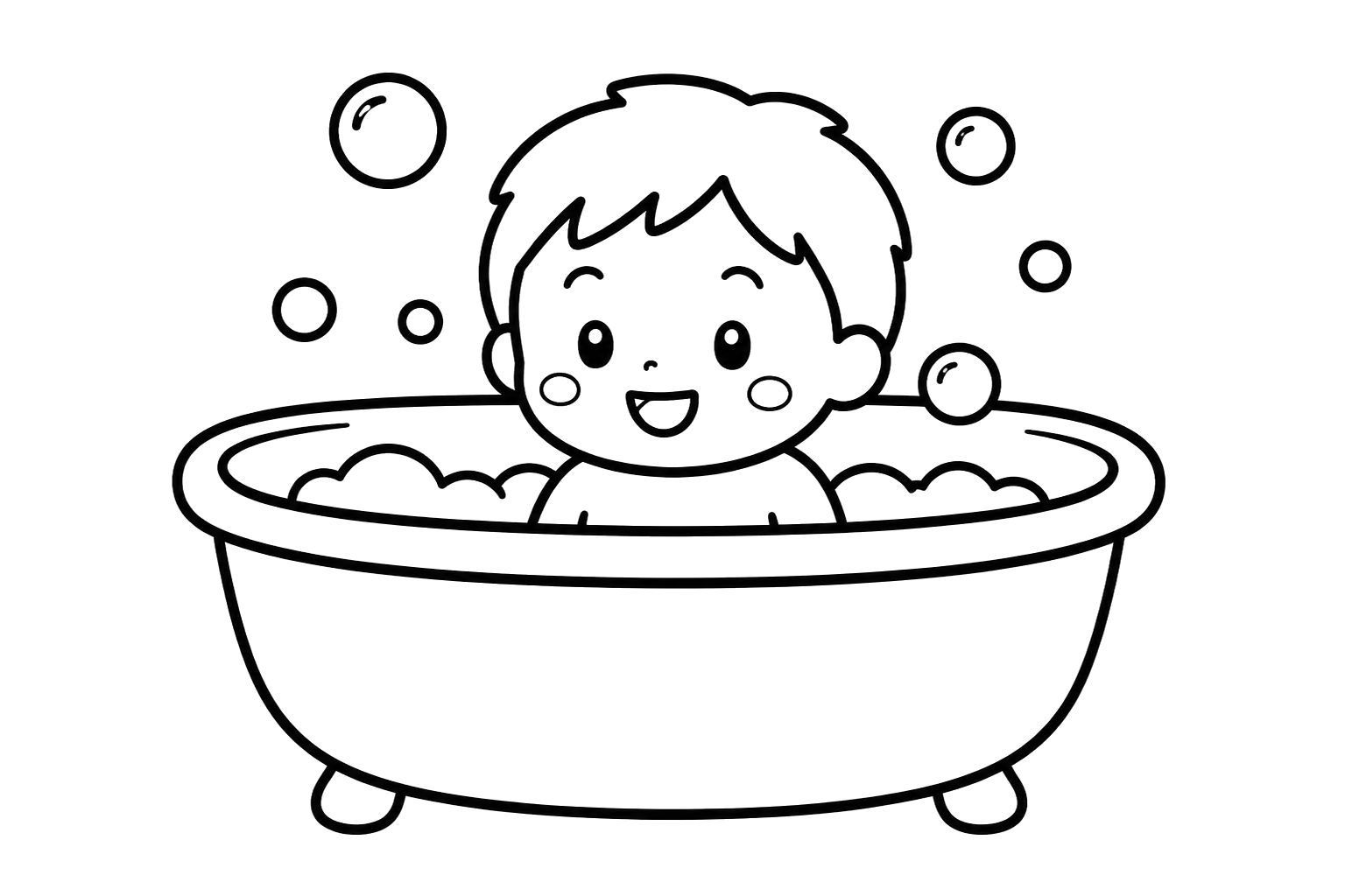 かわいいおふろ