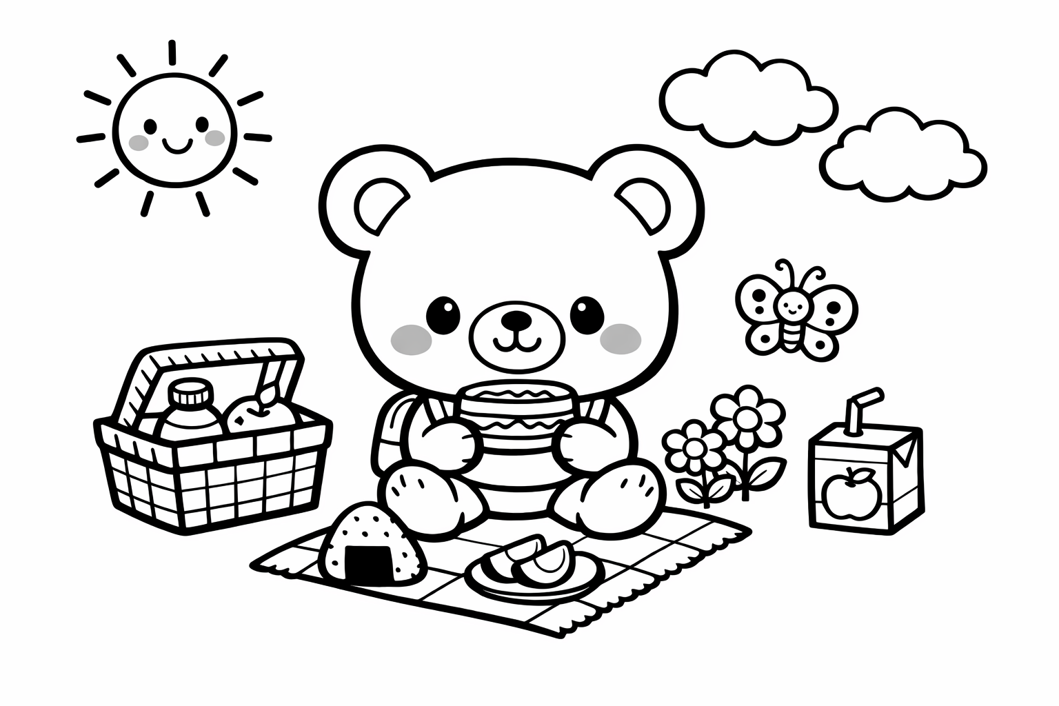 くまさんのピクニック