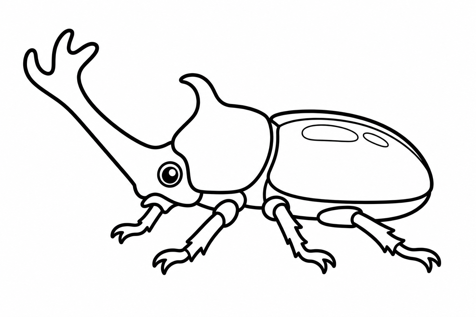 かわいいカブトムシ