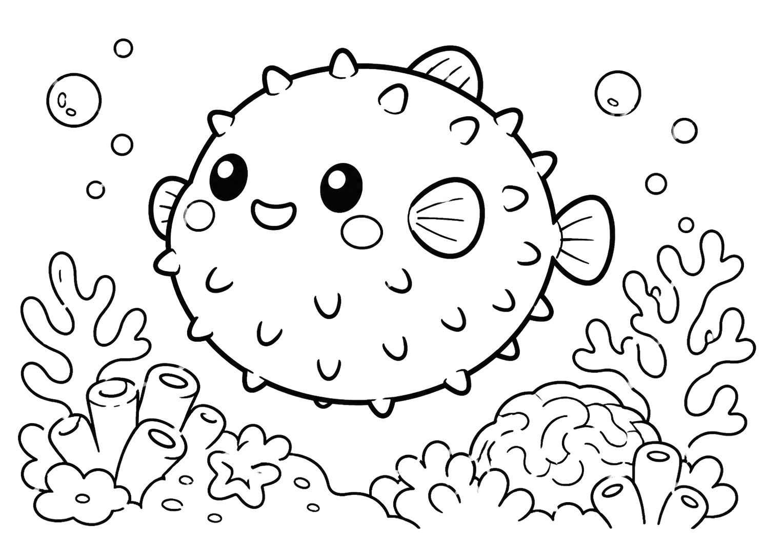 ふぐのいる海