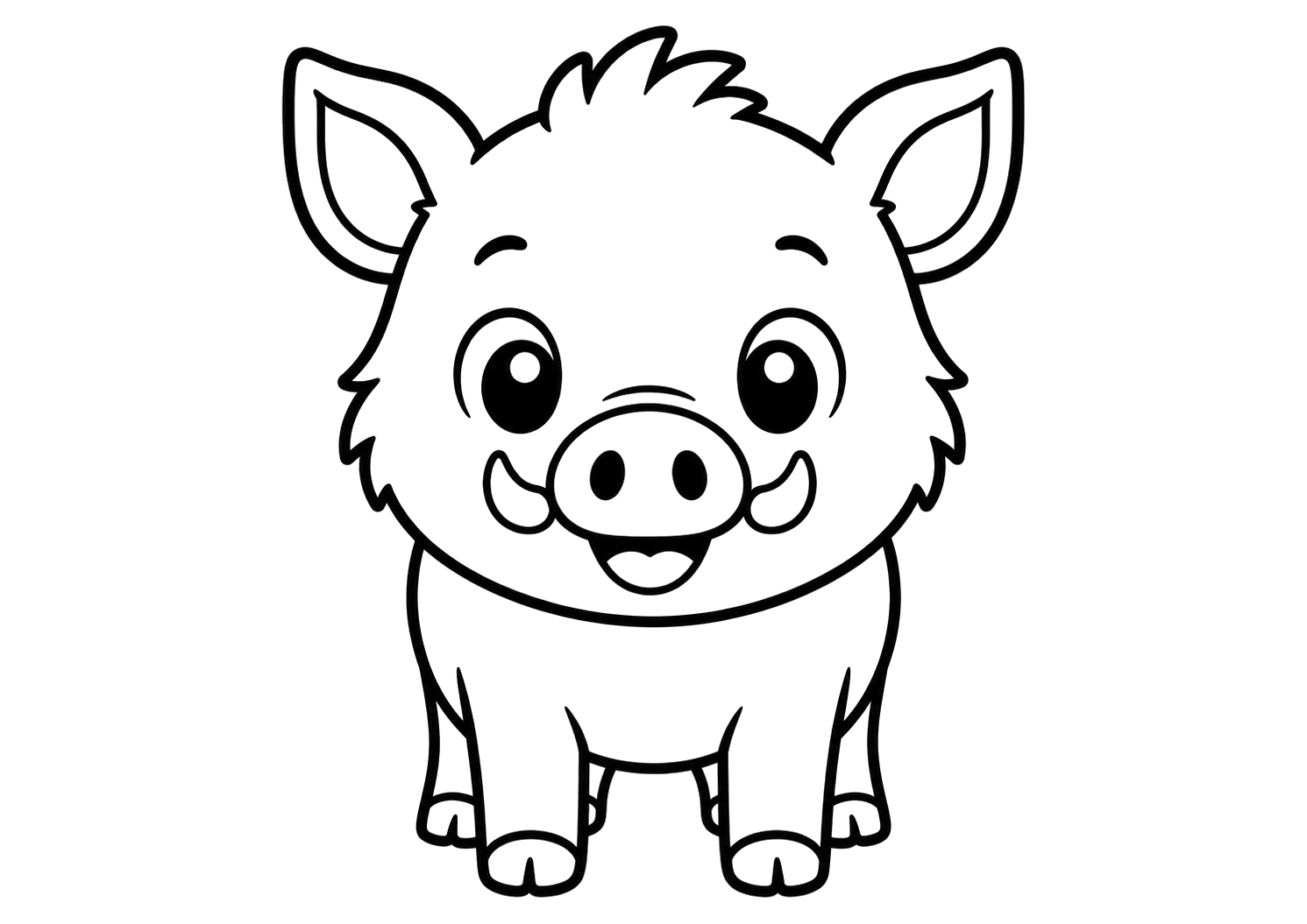 にっこりいのしし