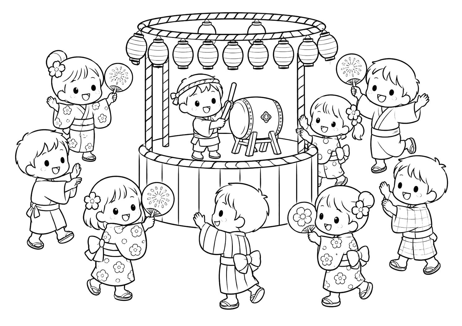 ゆかたでおどろう