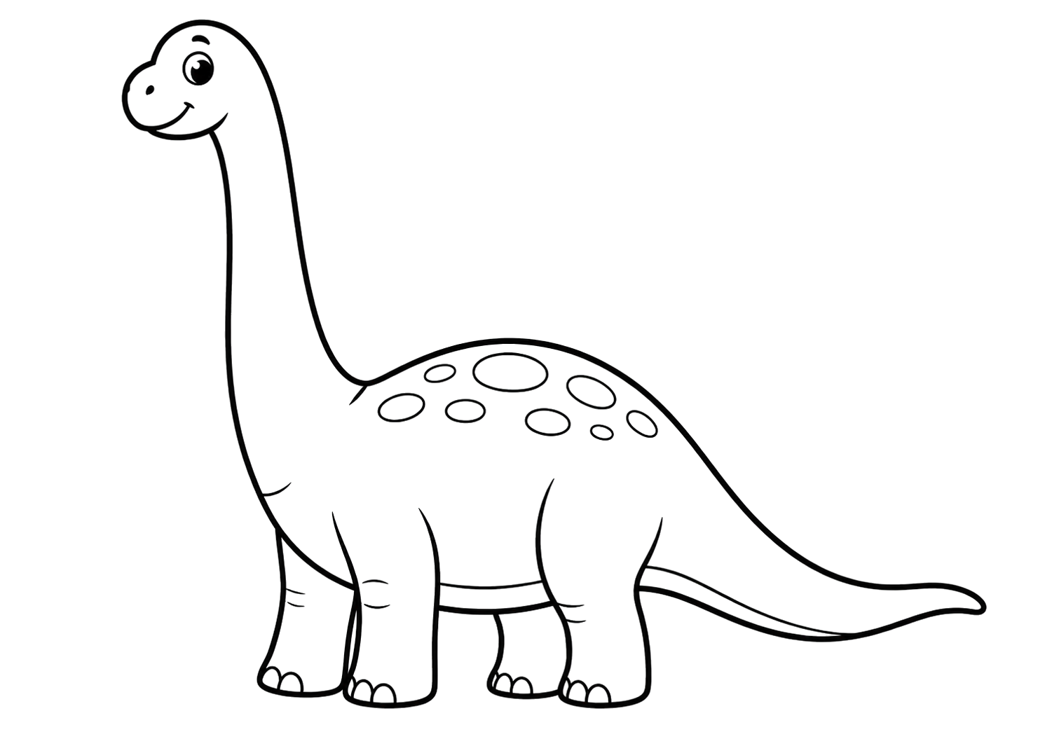 かわいいブラキオサウルス
