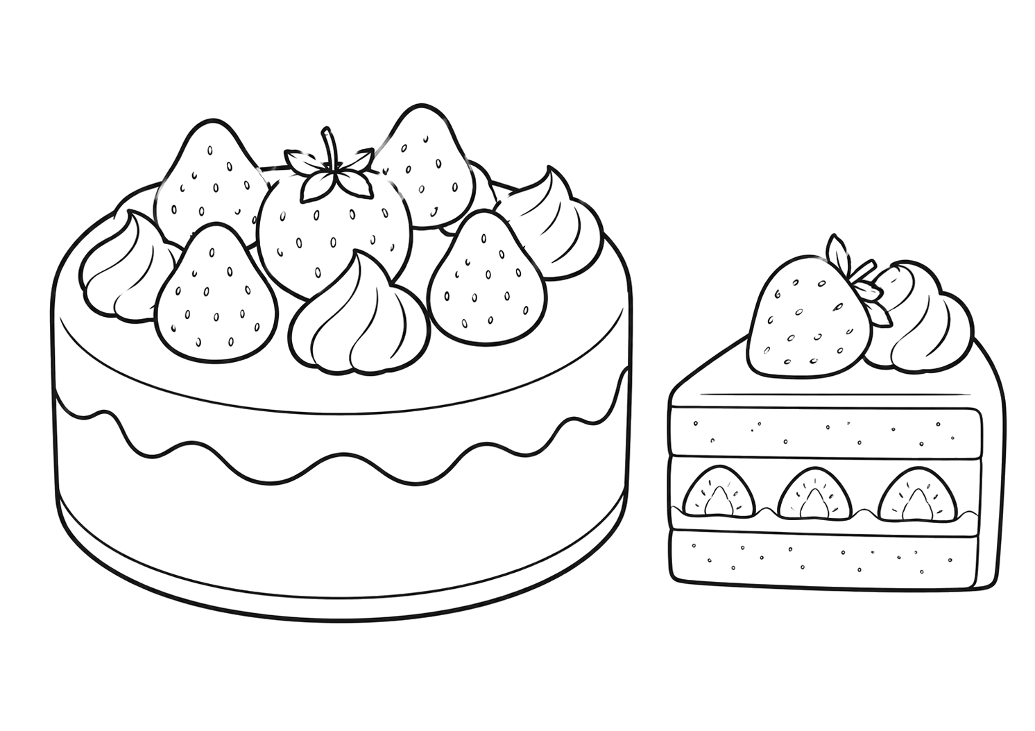 ショートケーキをきろう