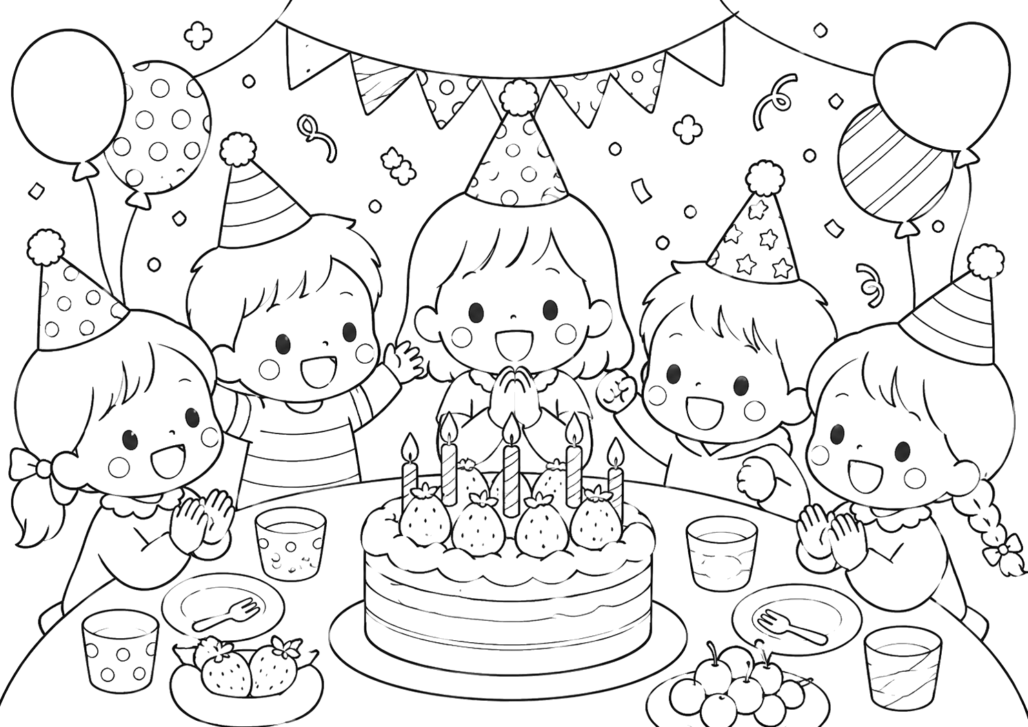 たんじょうびケーキ