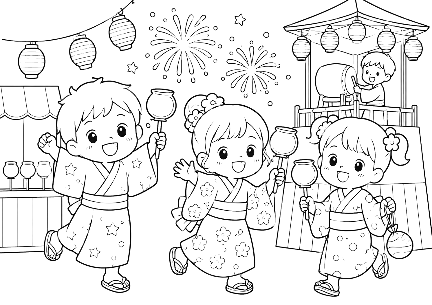 なつまつりとりんごあめ