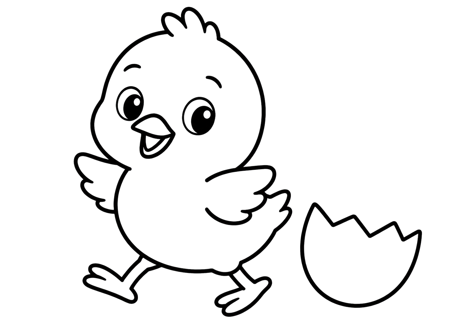 たまごからうまれたひよこ