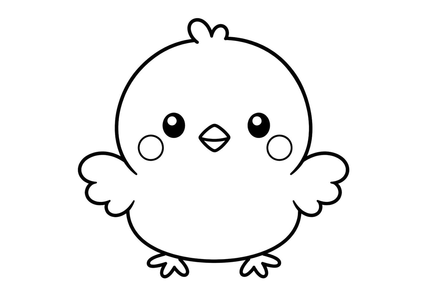 かわいいひよこ