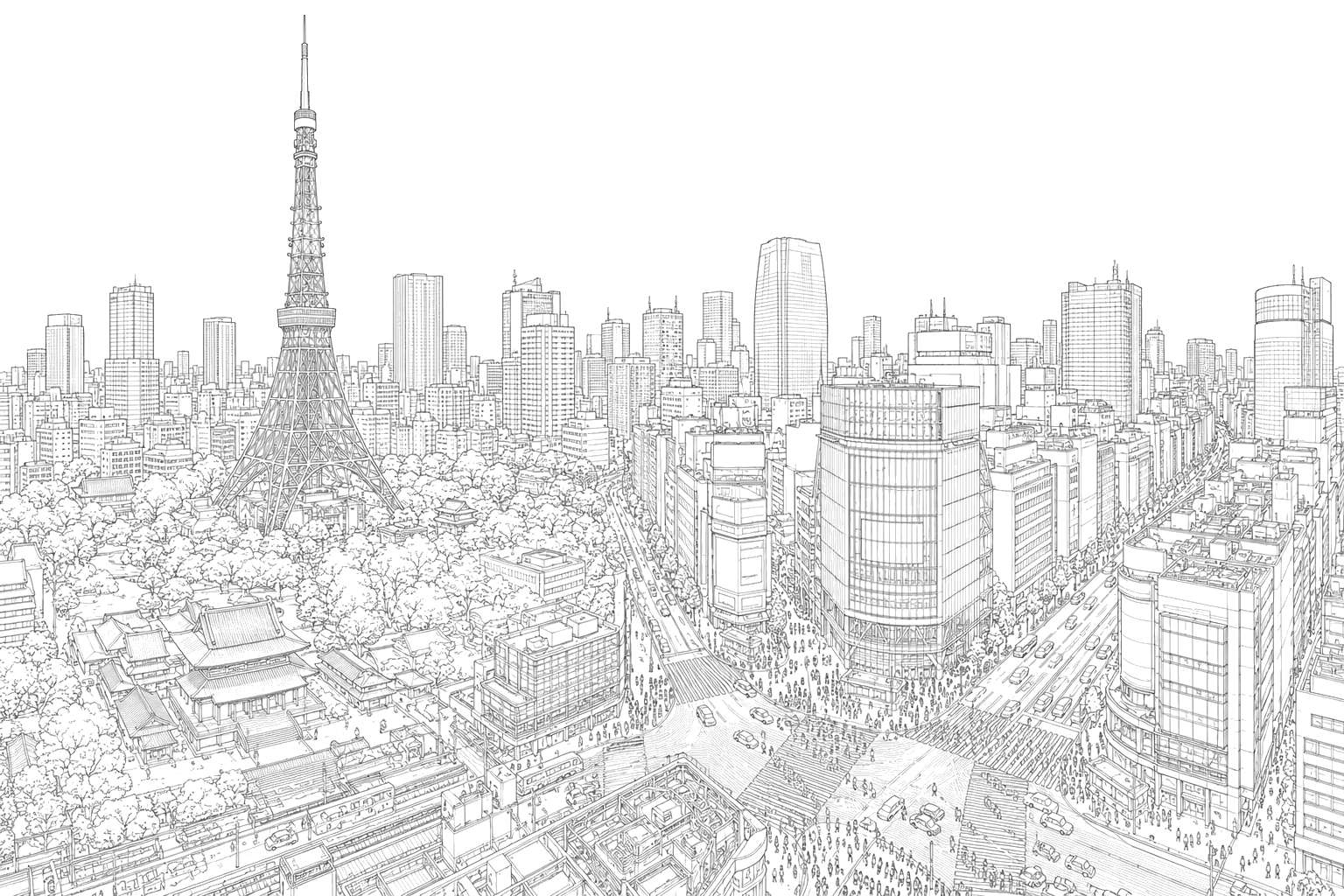 東京の街並み