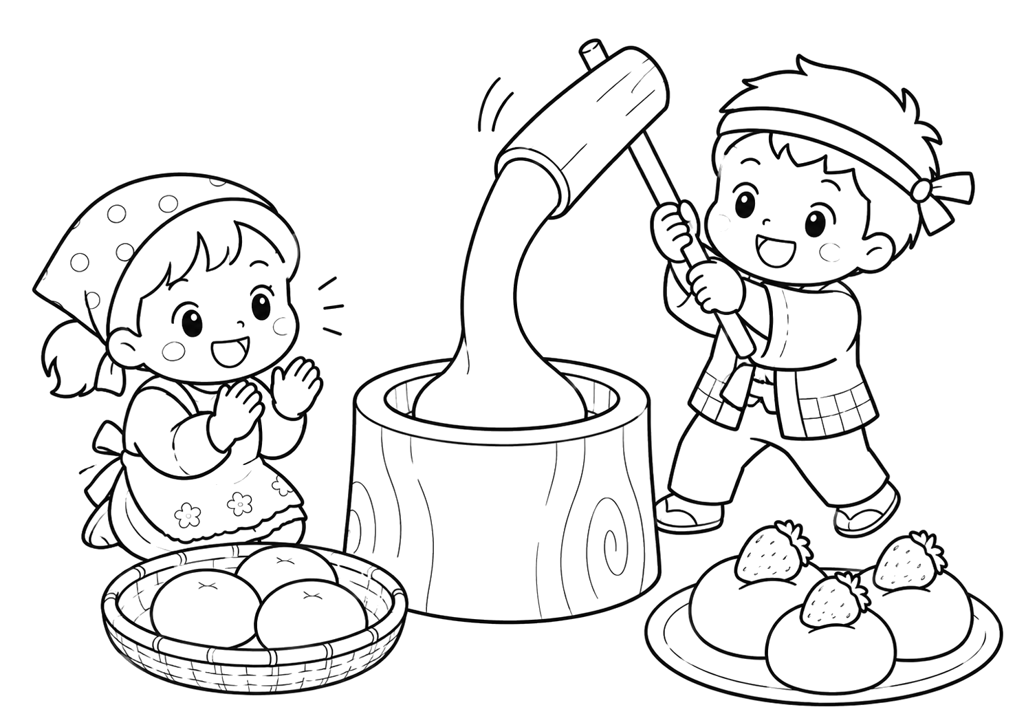 もちつき