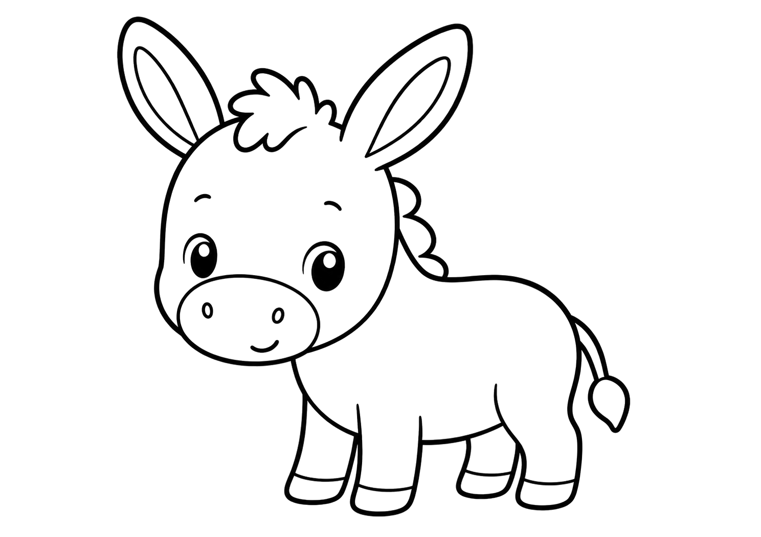 かわいいロバ