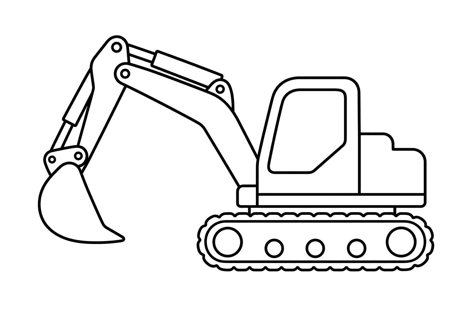 かわいいショベルカー