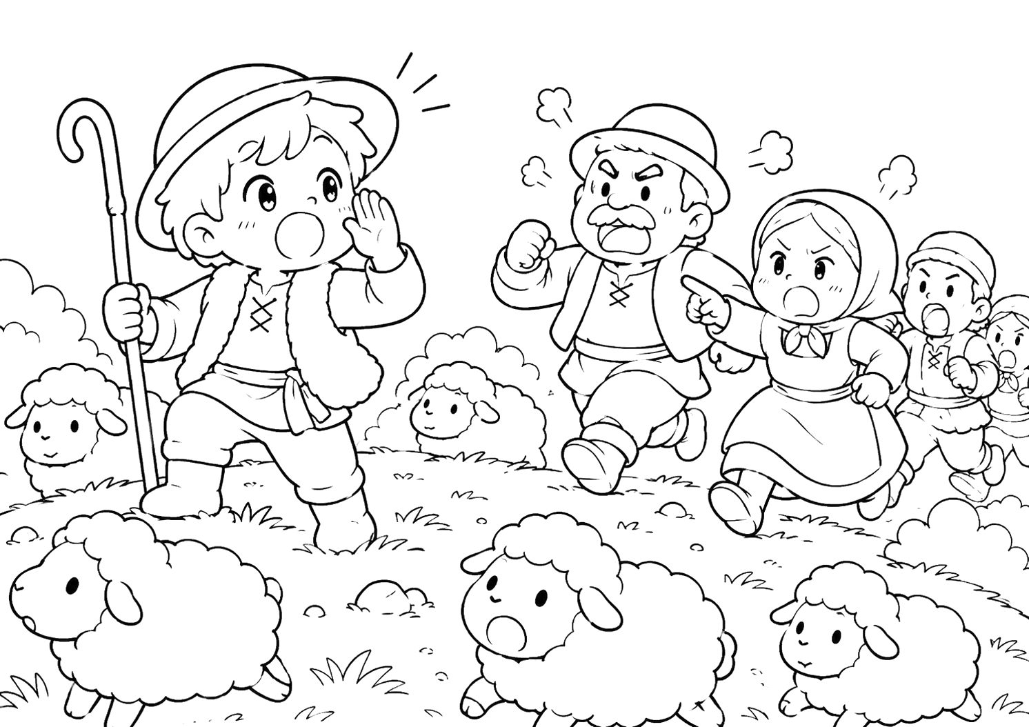 おおかみしょうねん：うそをさけぶ
