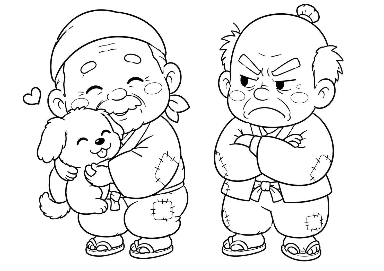 シロとおじいさん