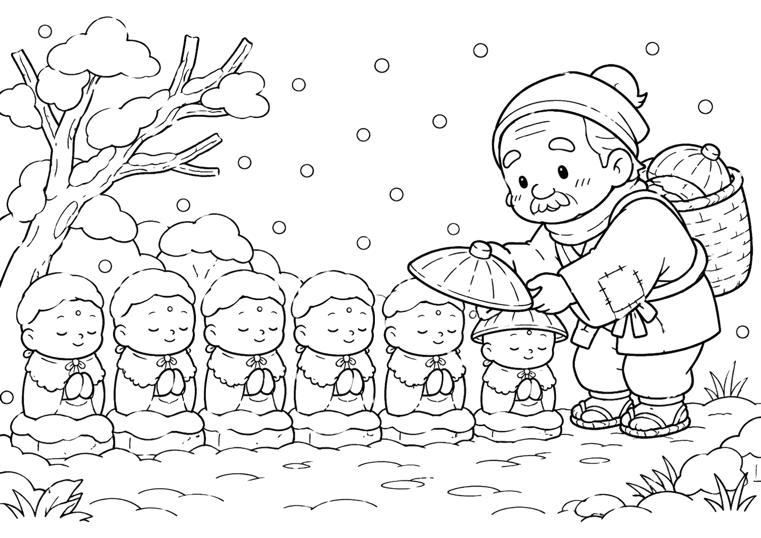 ゆきのおじぞうさま