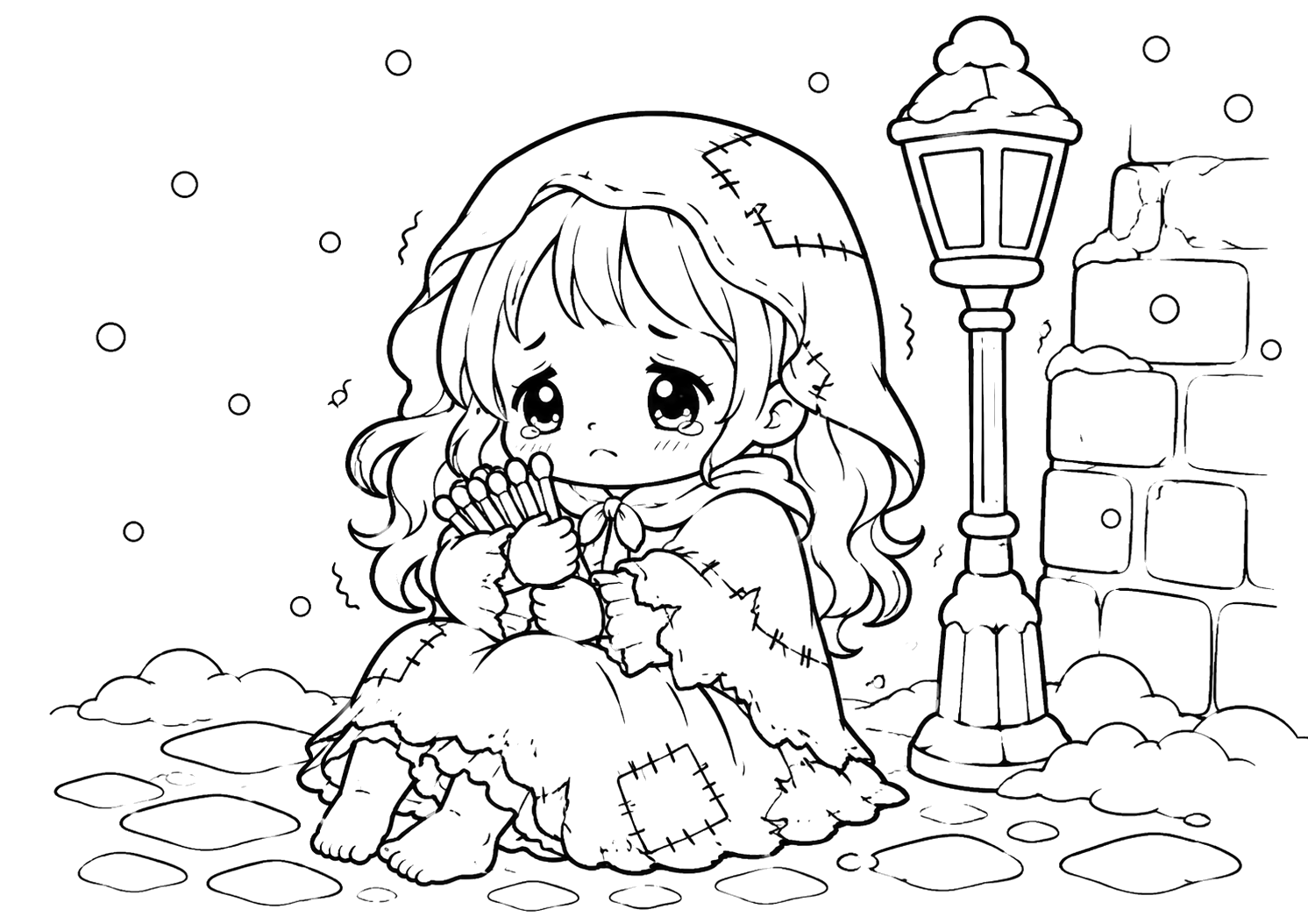 マッチうりのしょうじょ：ゆきのよのマッチうり