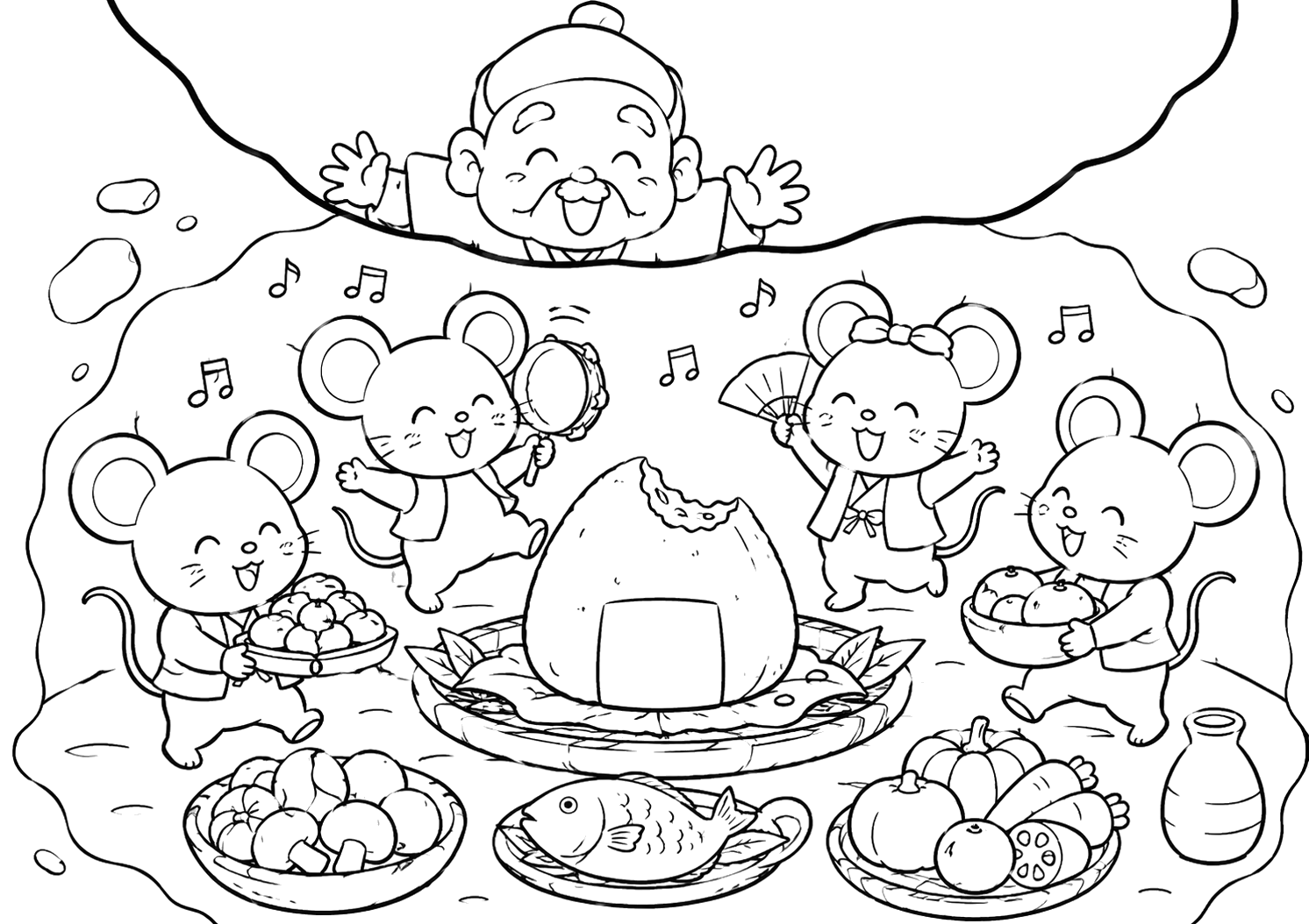 ねずみのうたとごちそう