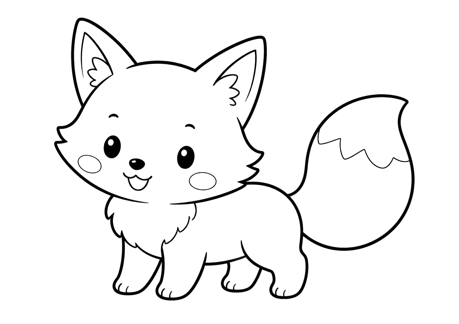 かわいいきつね