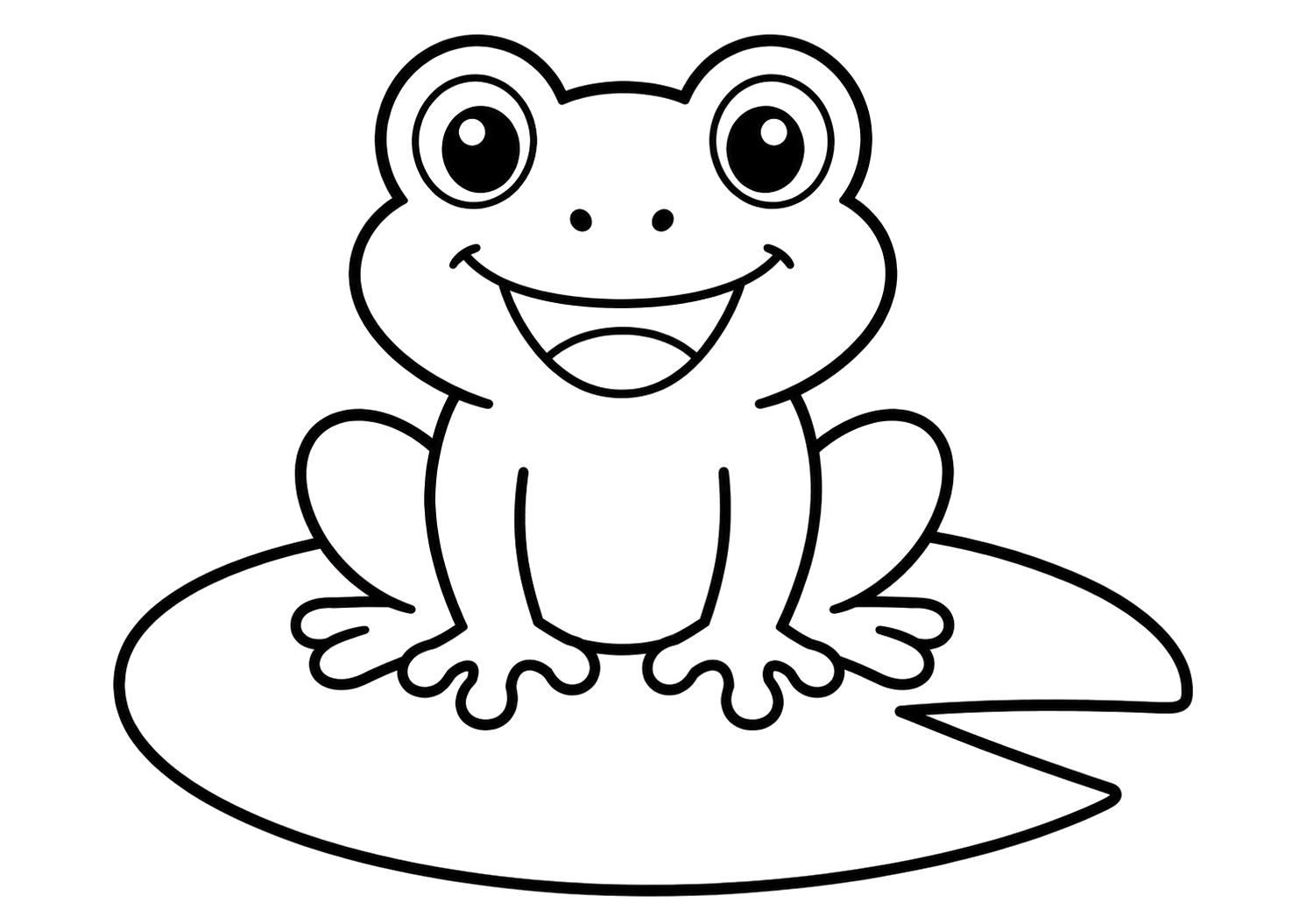 はすのはにのるにこにこかえるさん