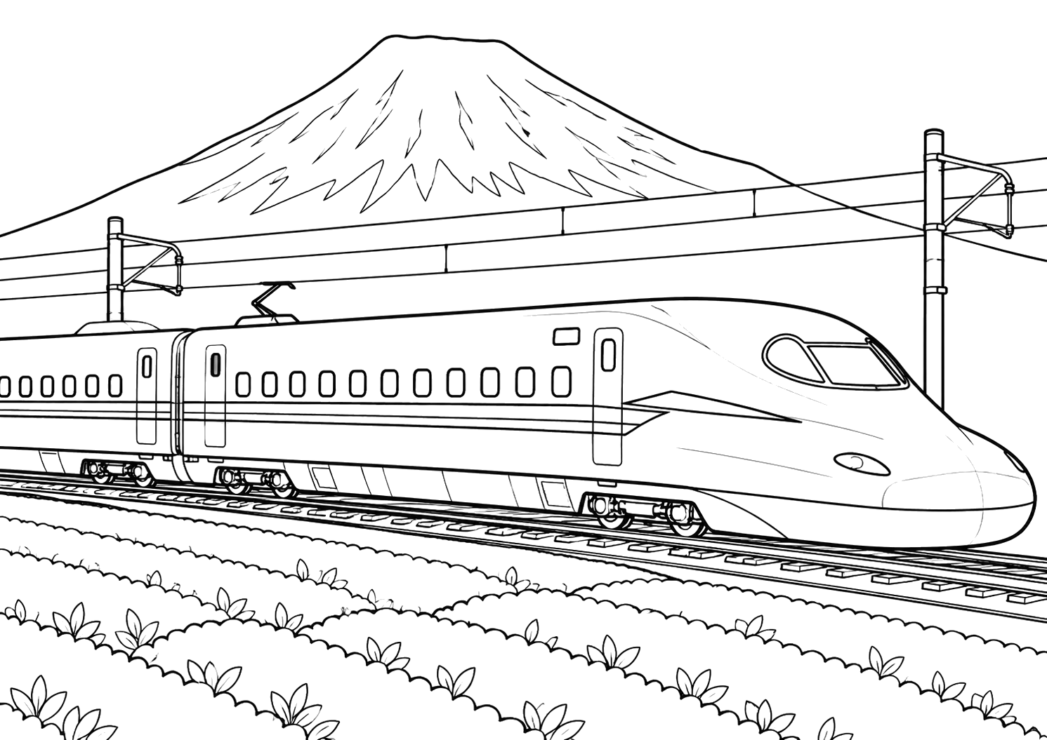ふじさんのみえるけしき