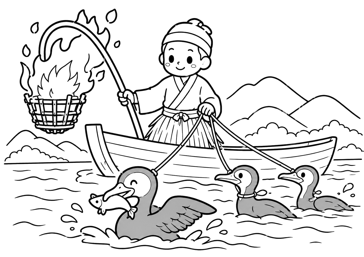 鵜飼い(岐阜・長良川)