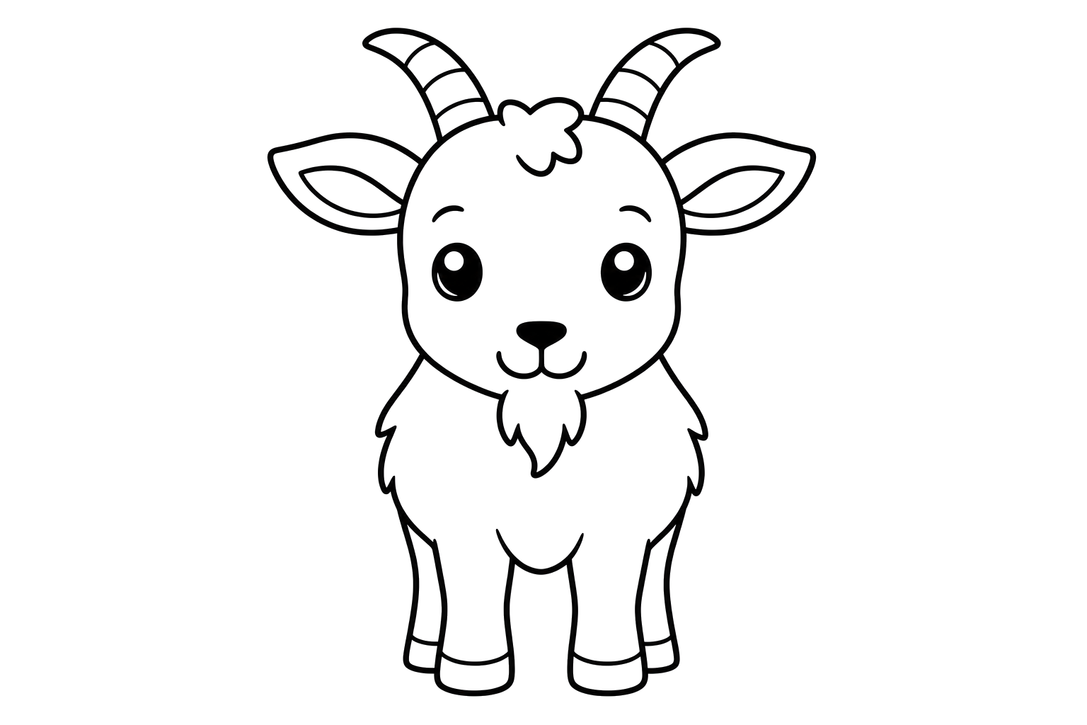 かわいいヤギ
