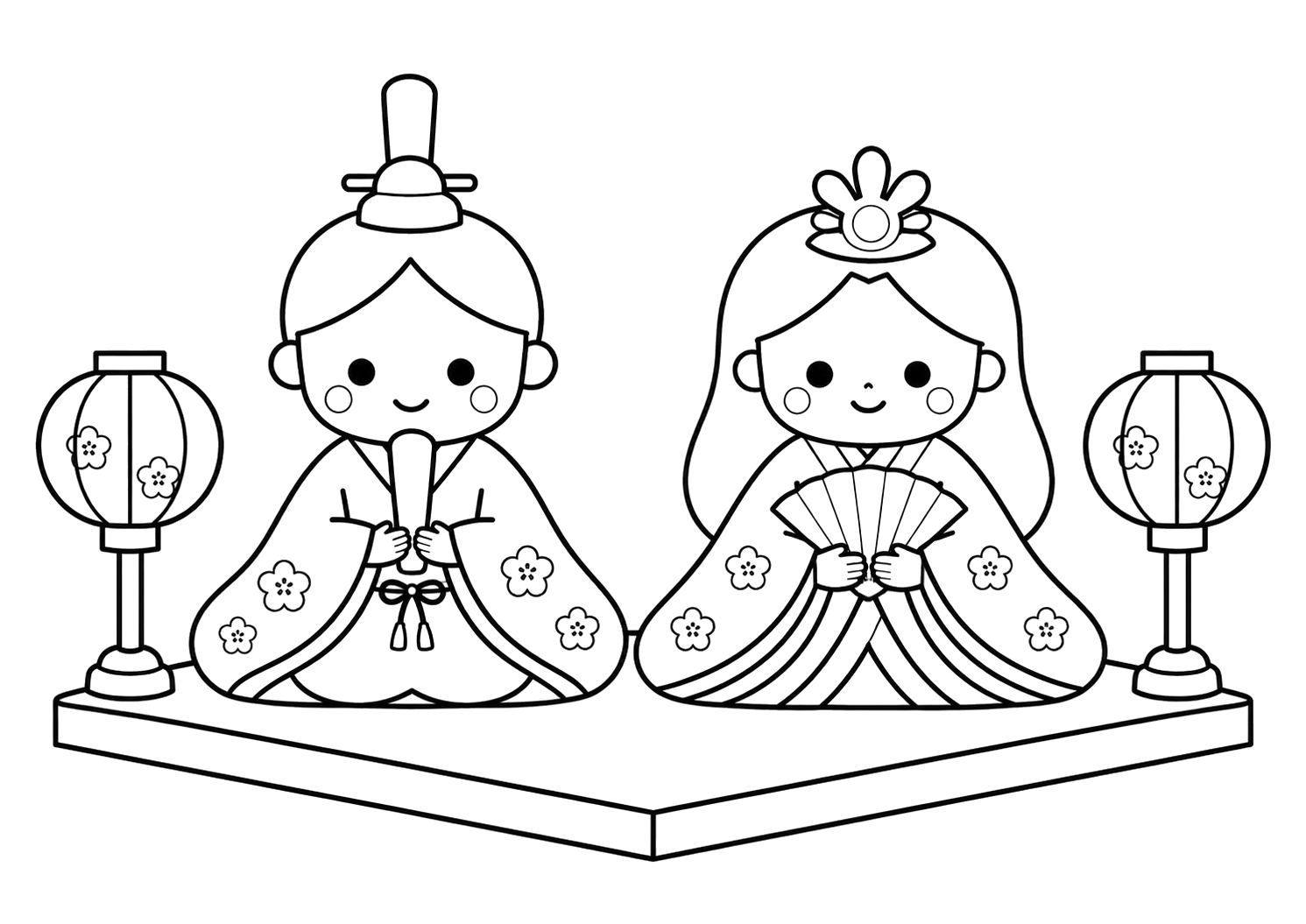 ひな祭りのかざり