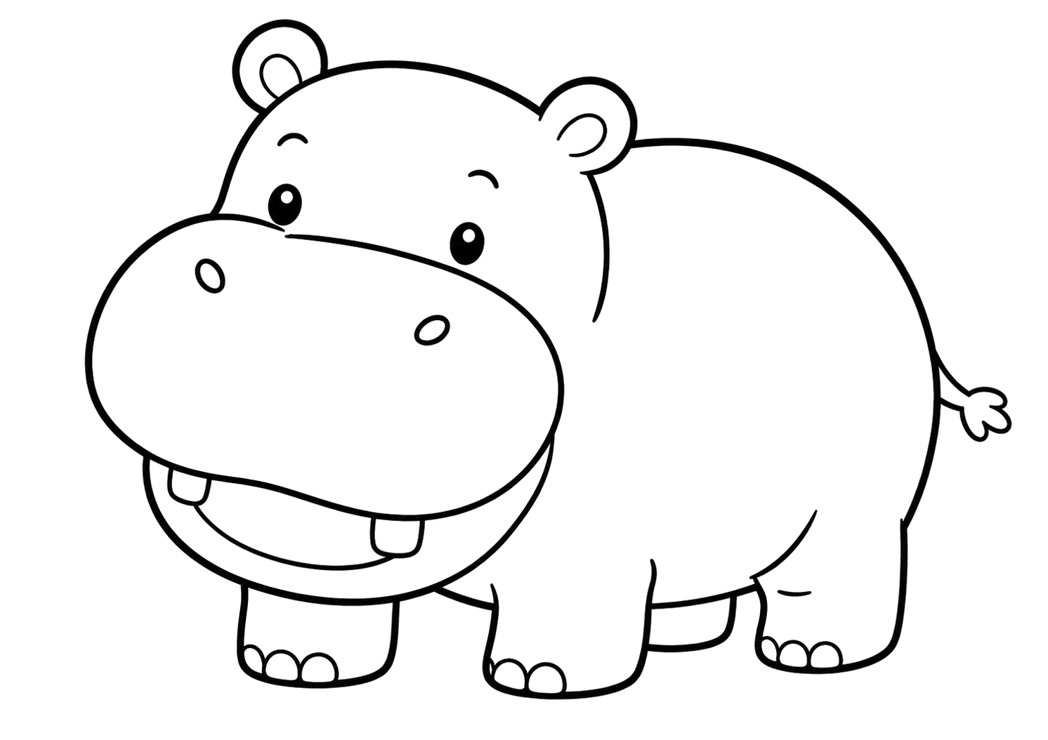 かわいいカバ