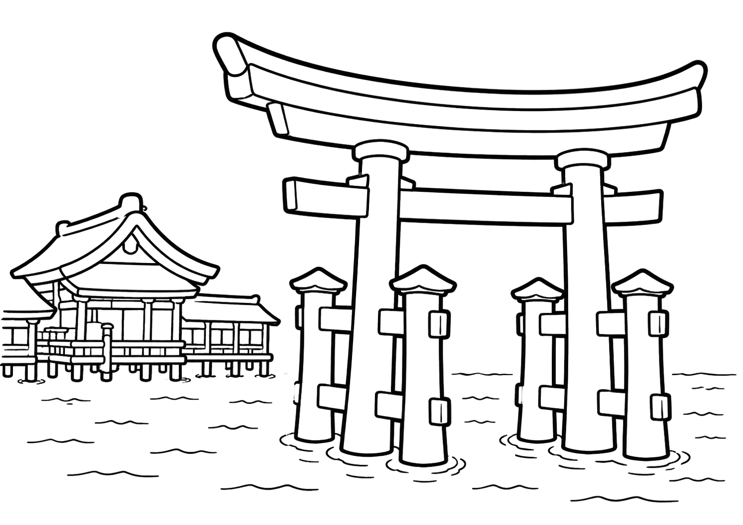 厳島の大鳥居（広島・宮島）