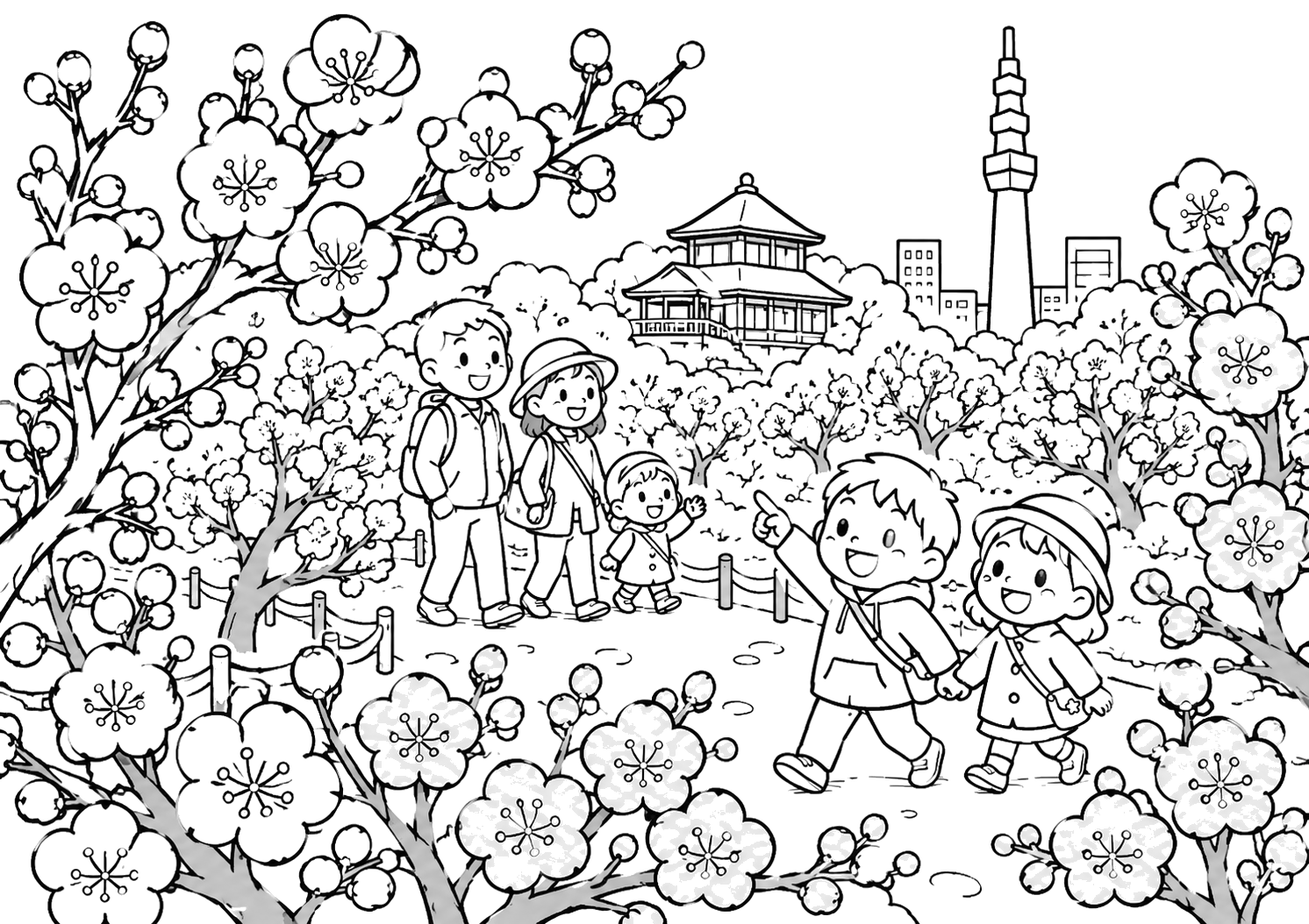 偕楽園の梅（茨城）