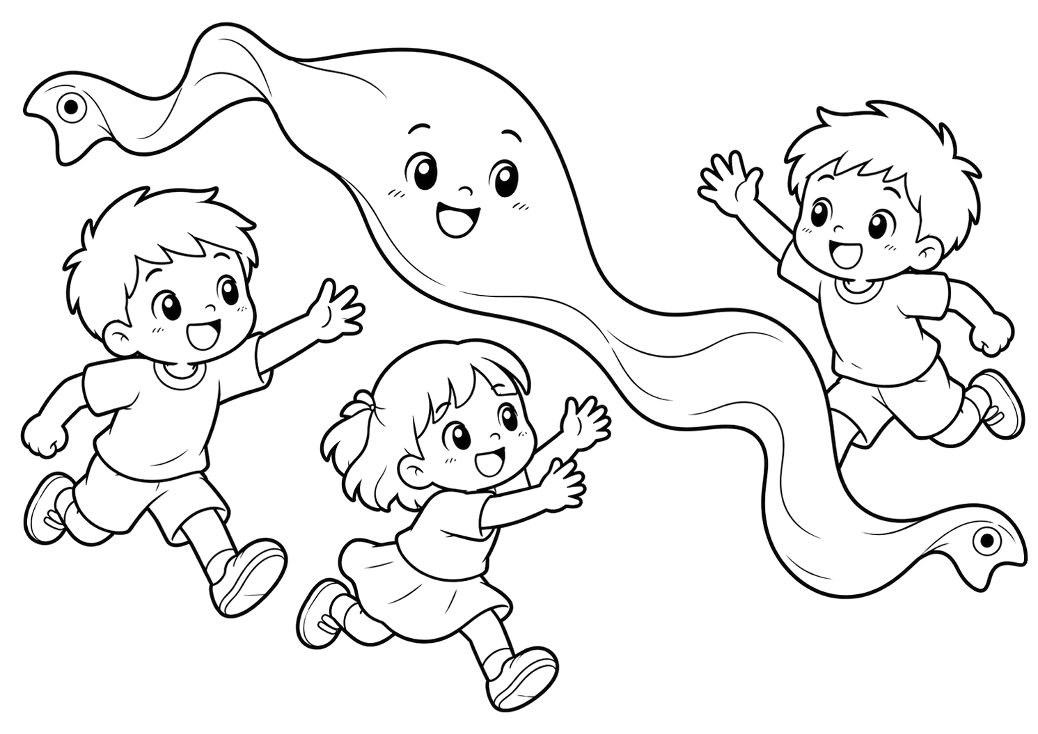 いったんもめんとおいかけっこ