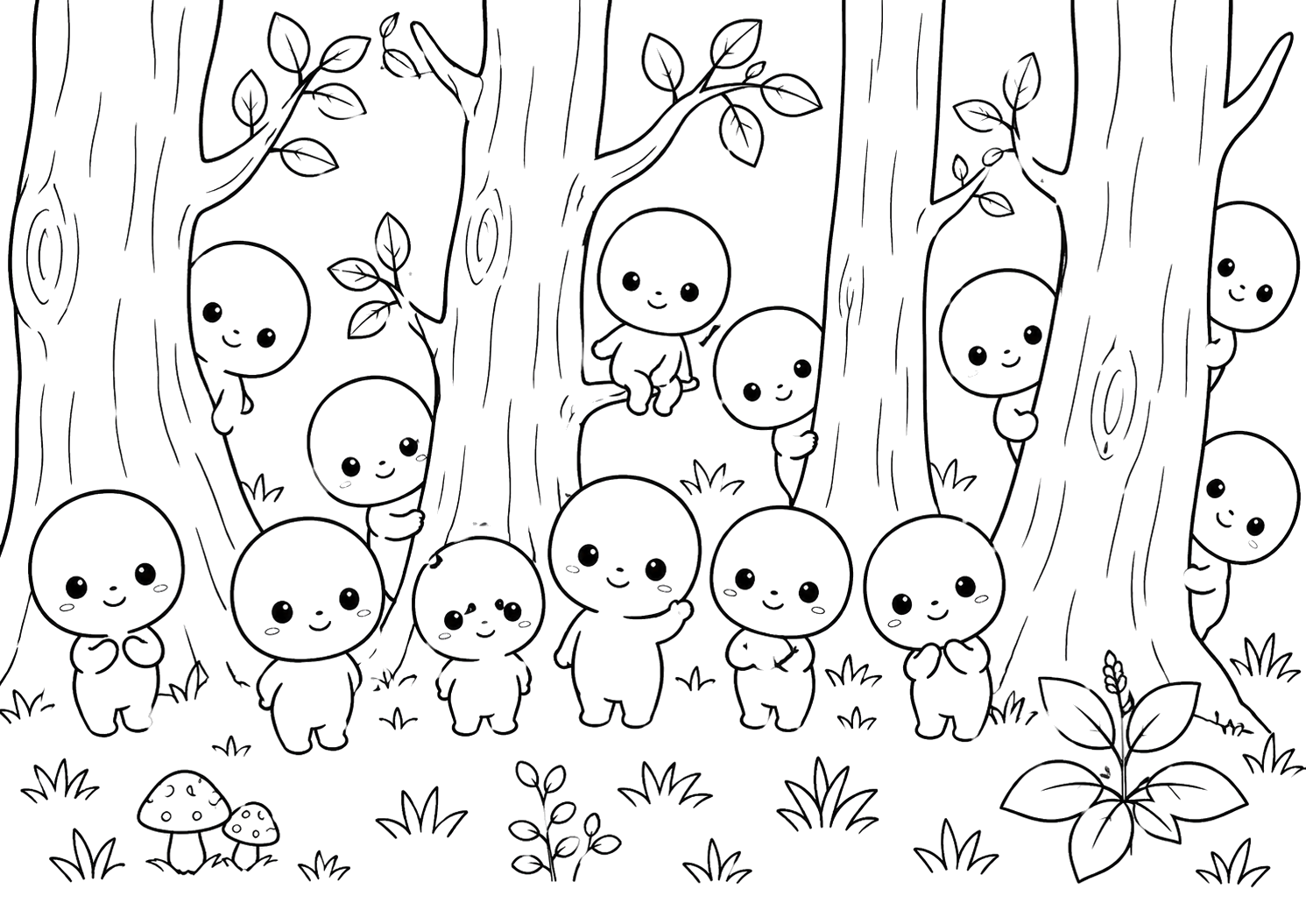 もりのこだまたち