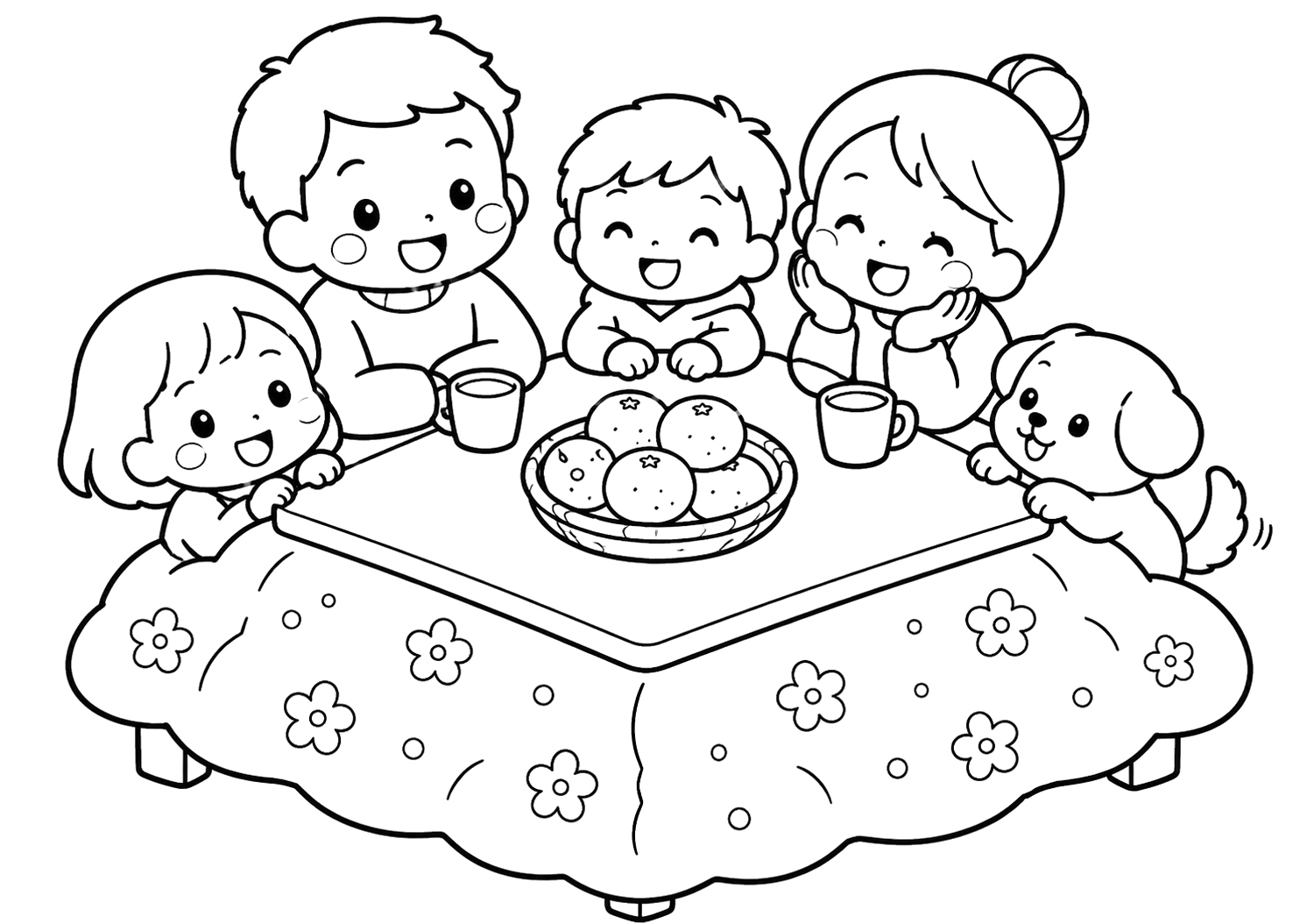 みんなでこたつ