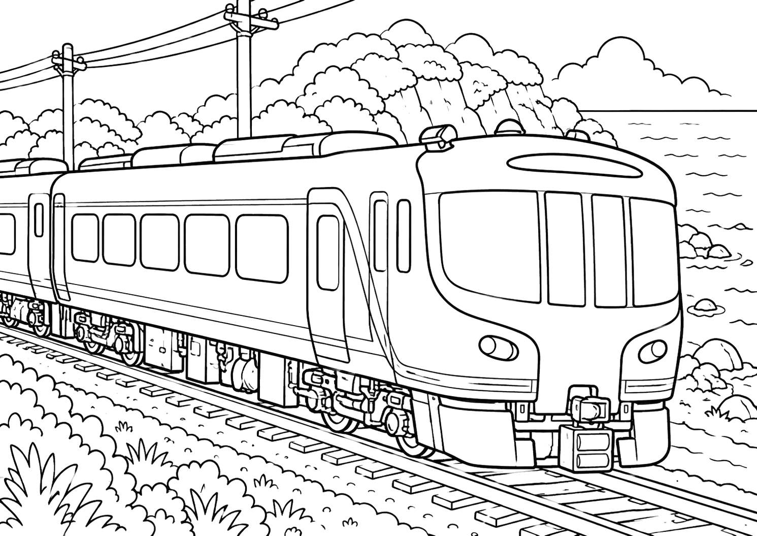 くろしおHC85系のけしき