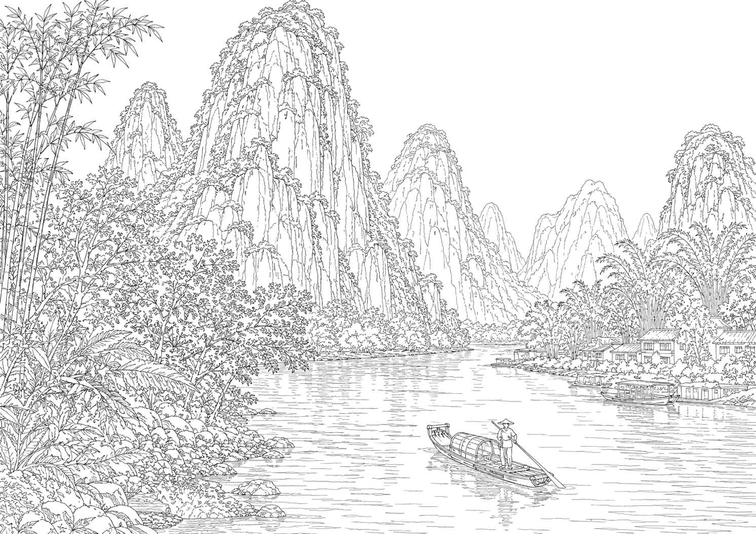 桂林の山水