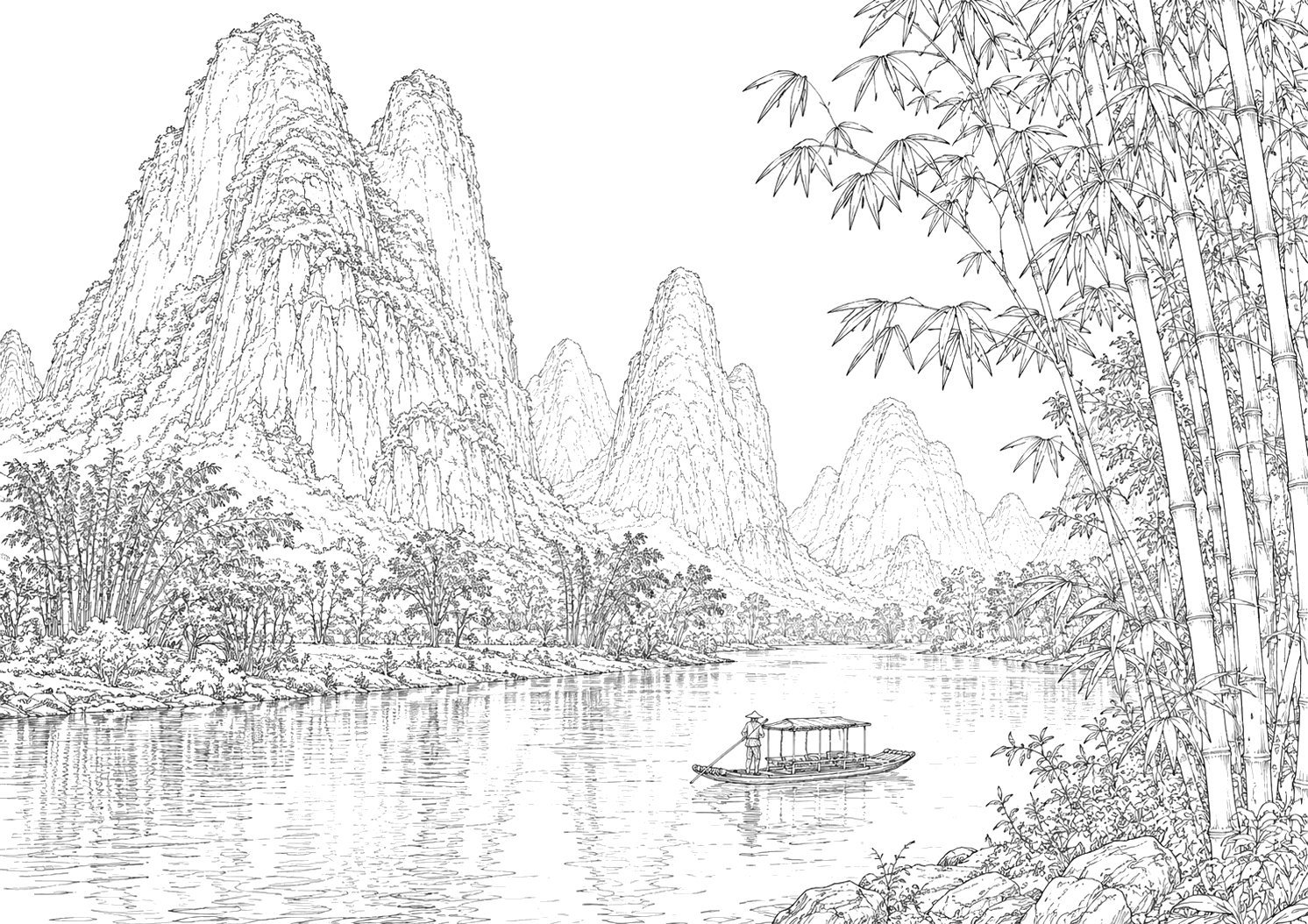 桂林の山水