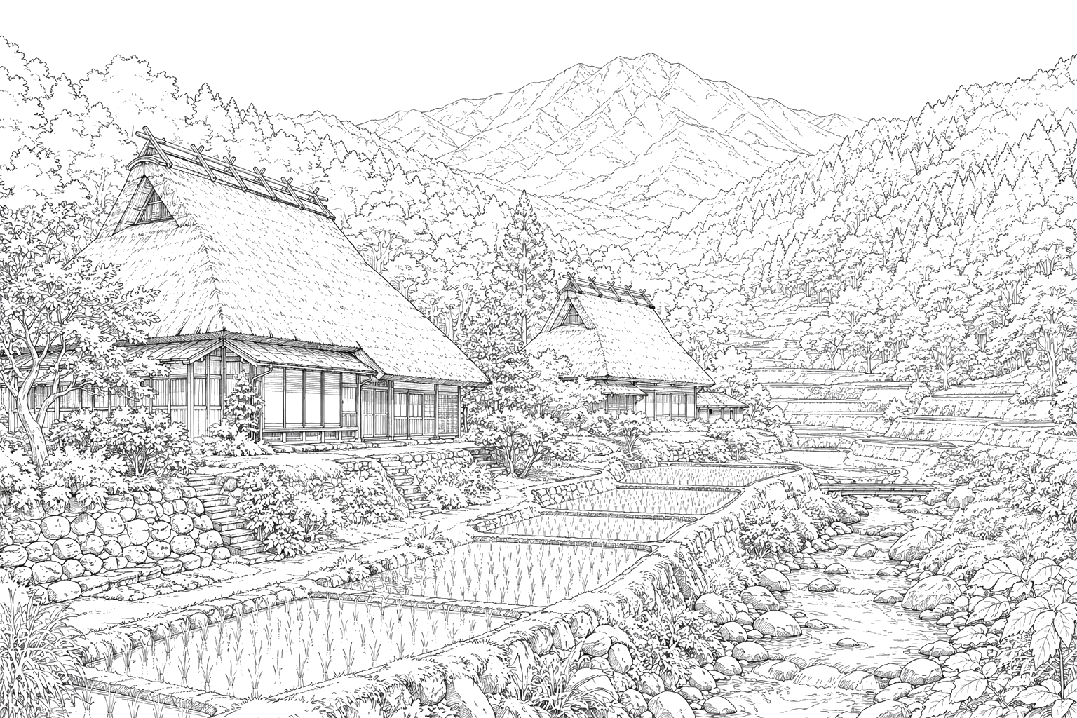 日本の農村