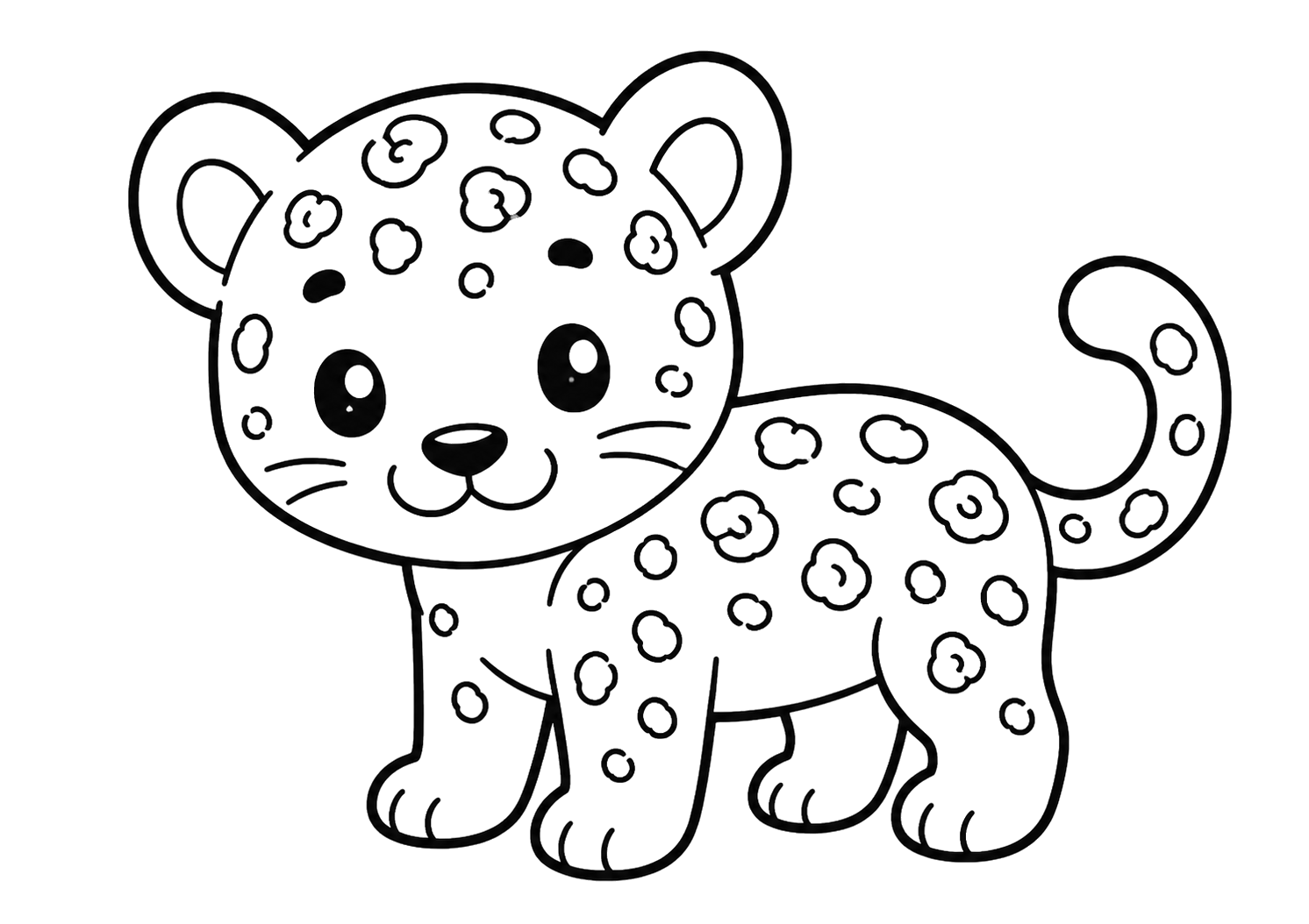 かわいいヒョウ