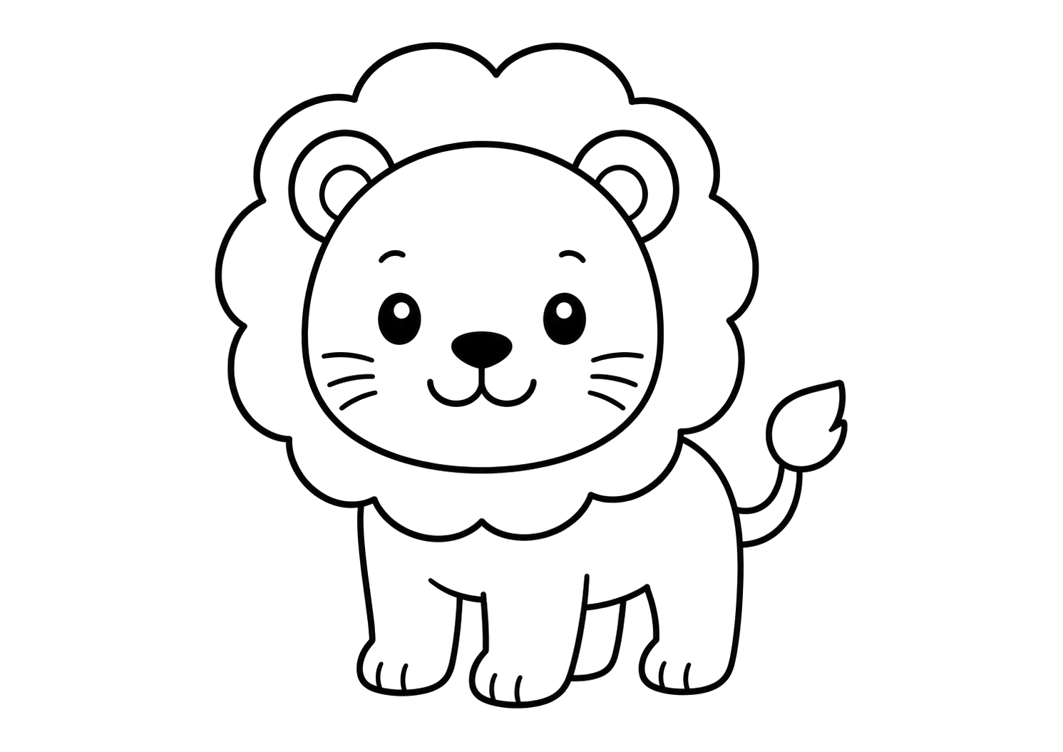 たてがみふさふさらいおんさん
