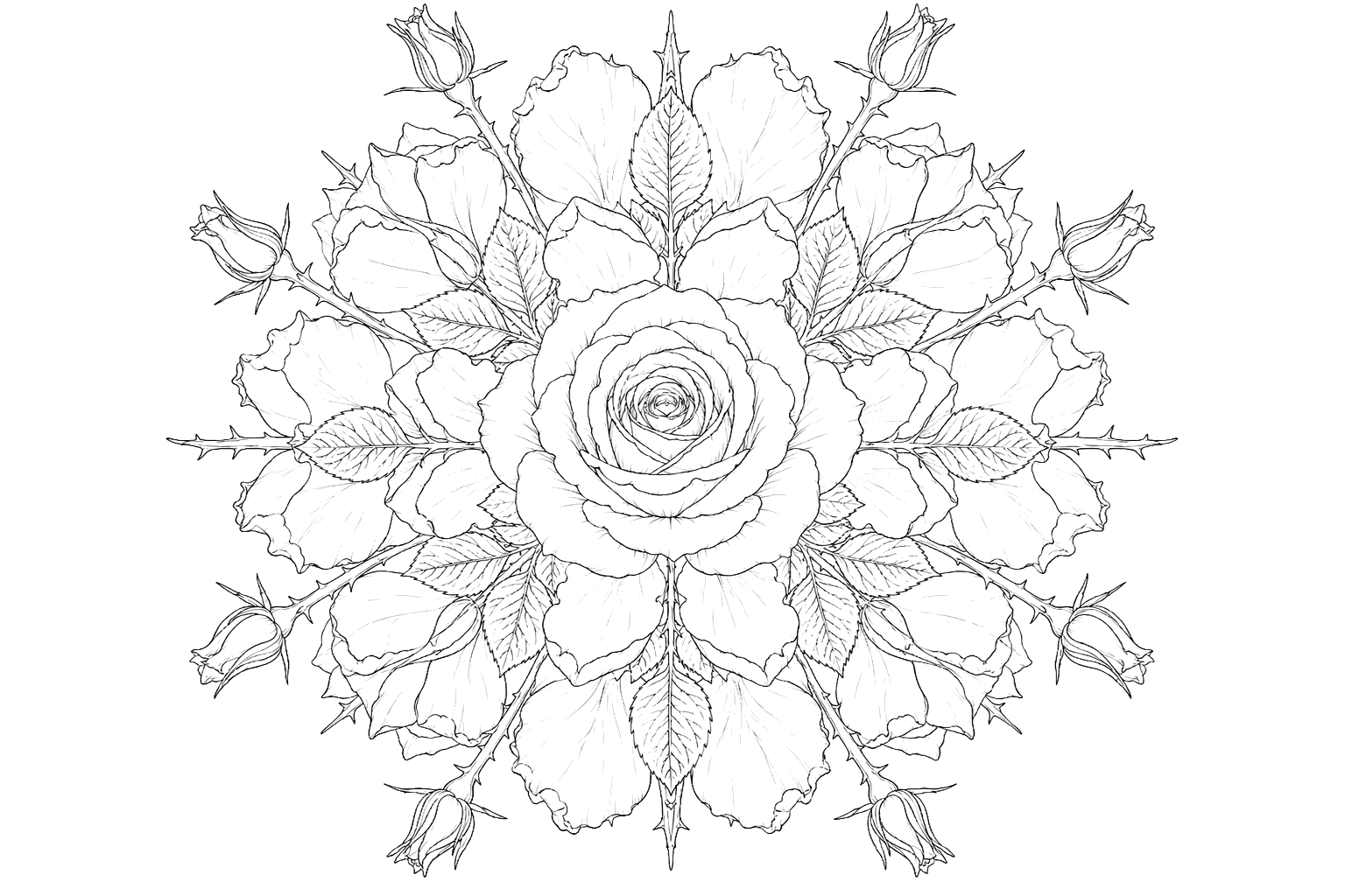 薔薇の曼荼羅