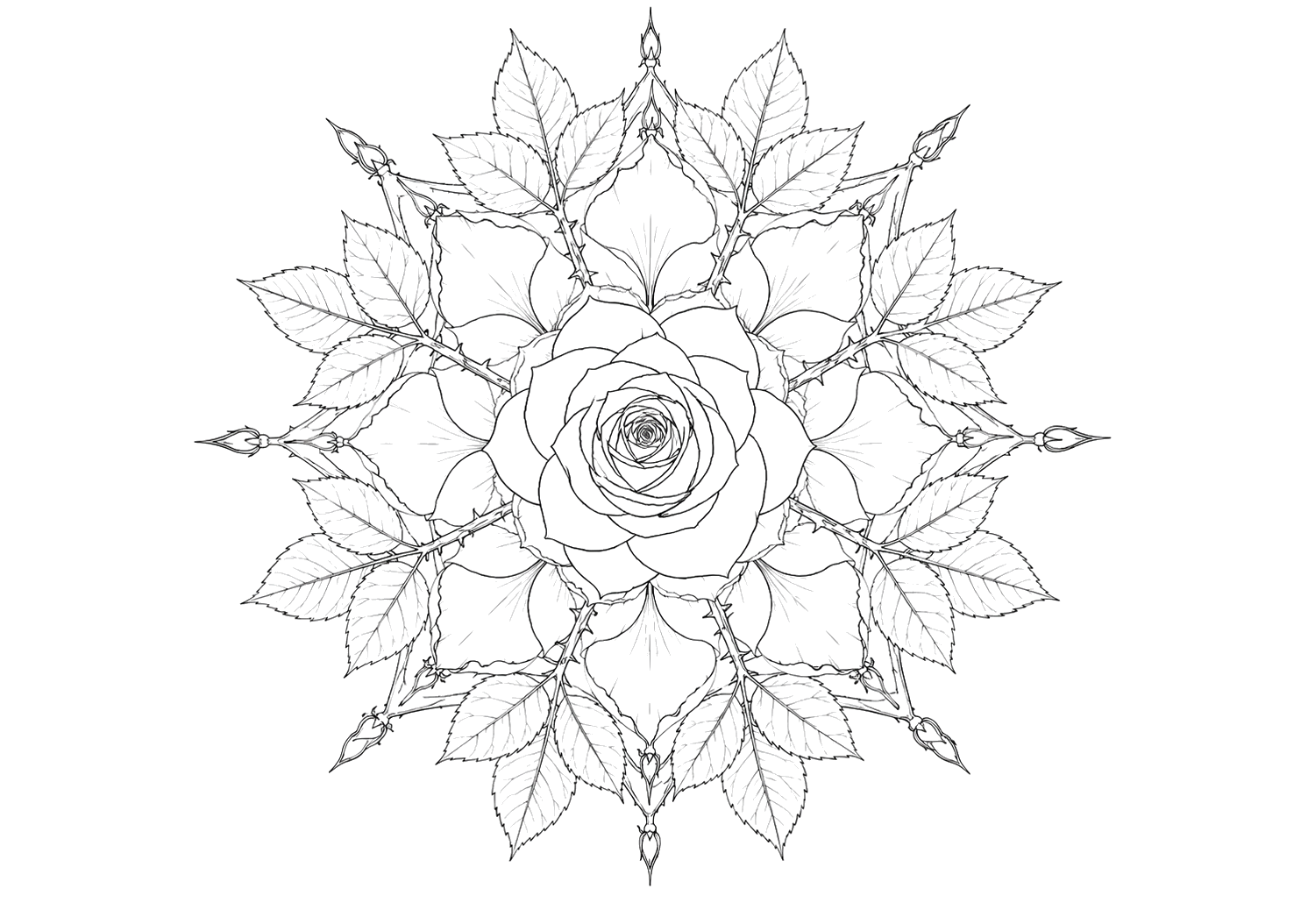 薔薇の曼荼羅