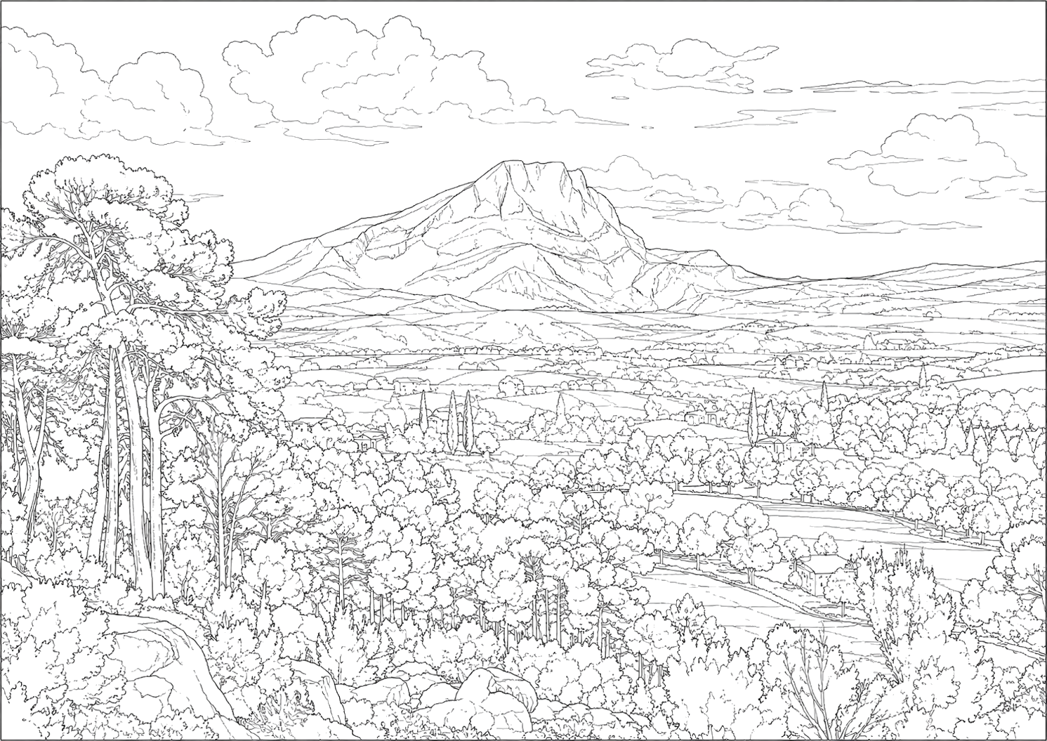 サント=ヴィクトワール山(セザンヌ)