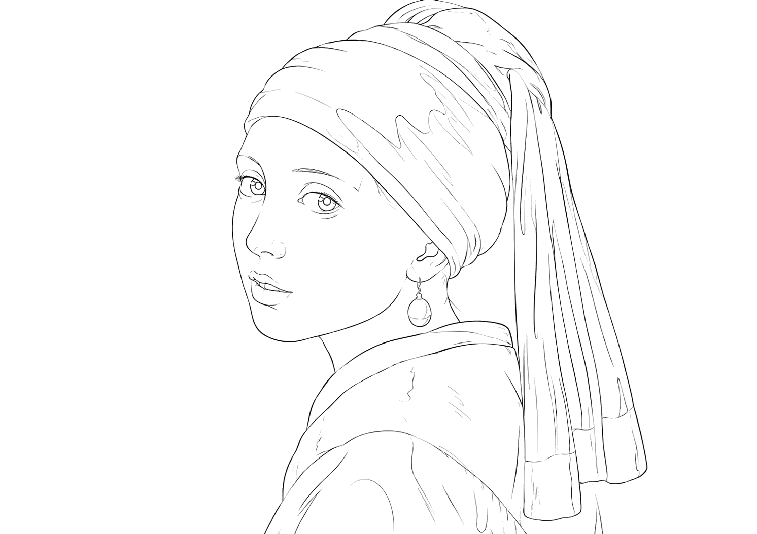 真珠の耳飾りの少女(フェルメール)