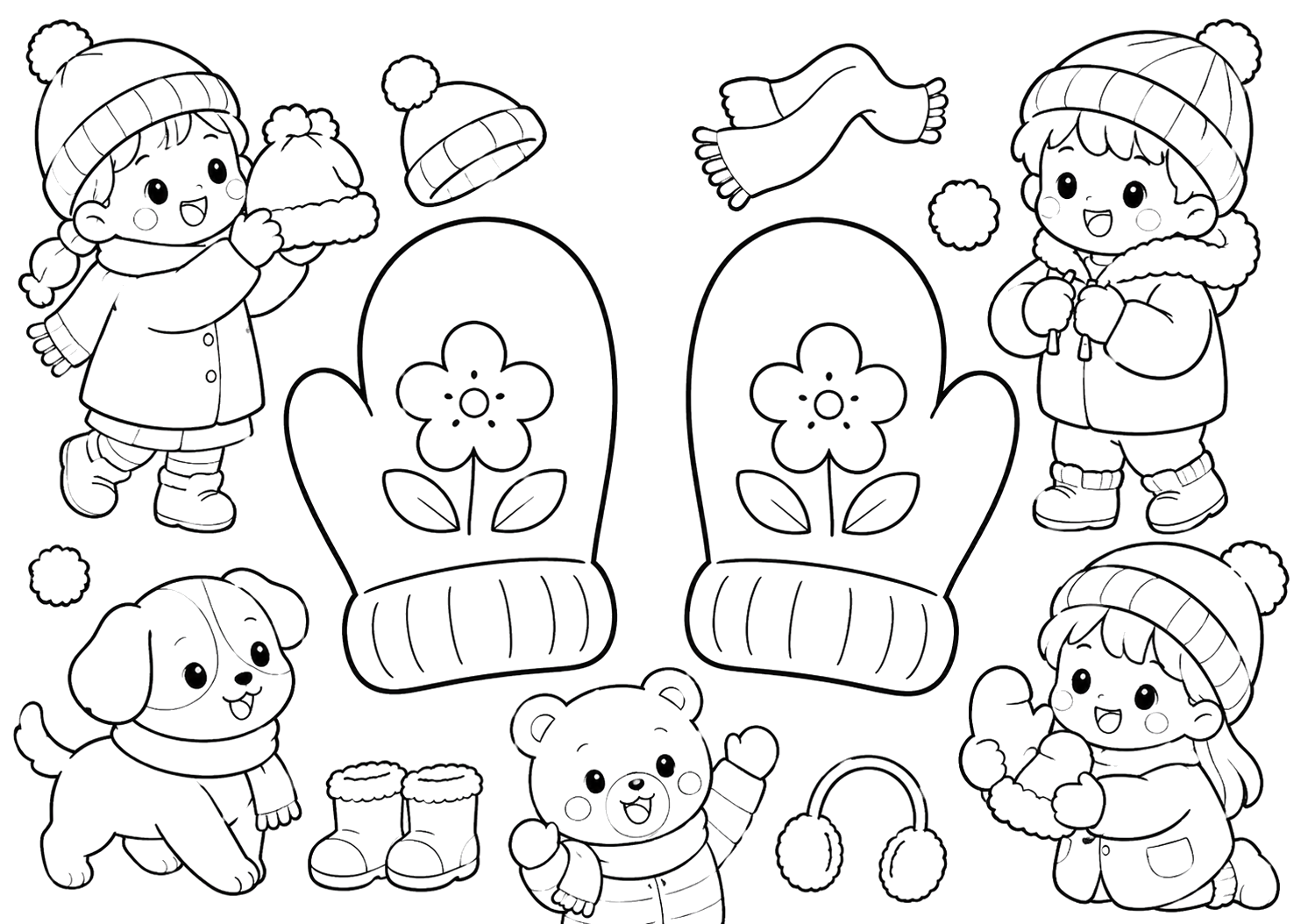 ふゆのおでかけじゅんび